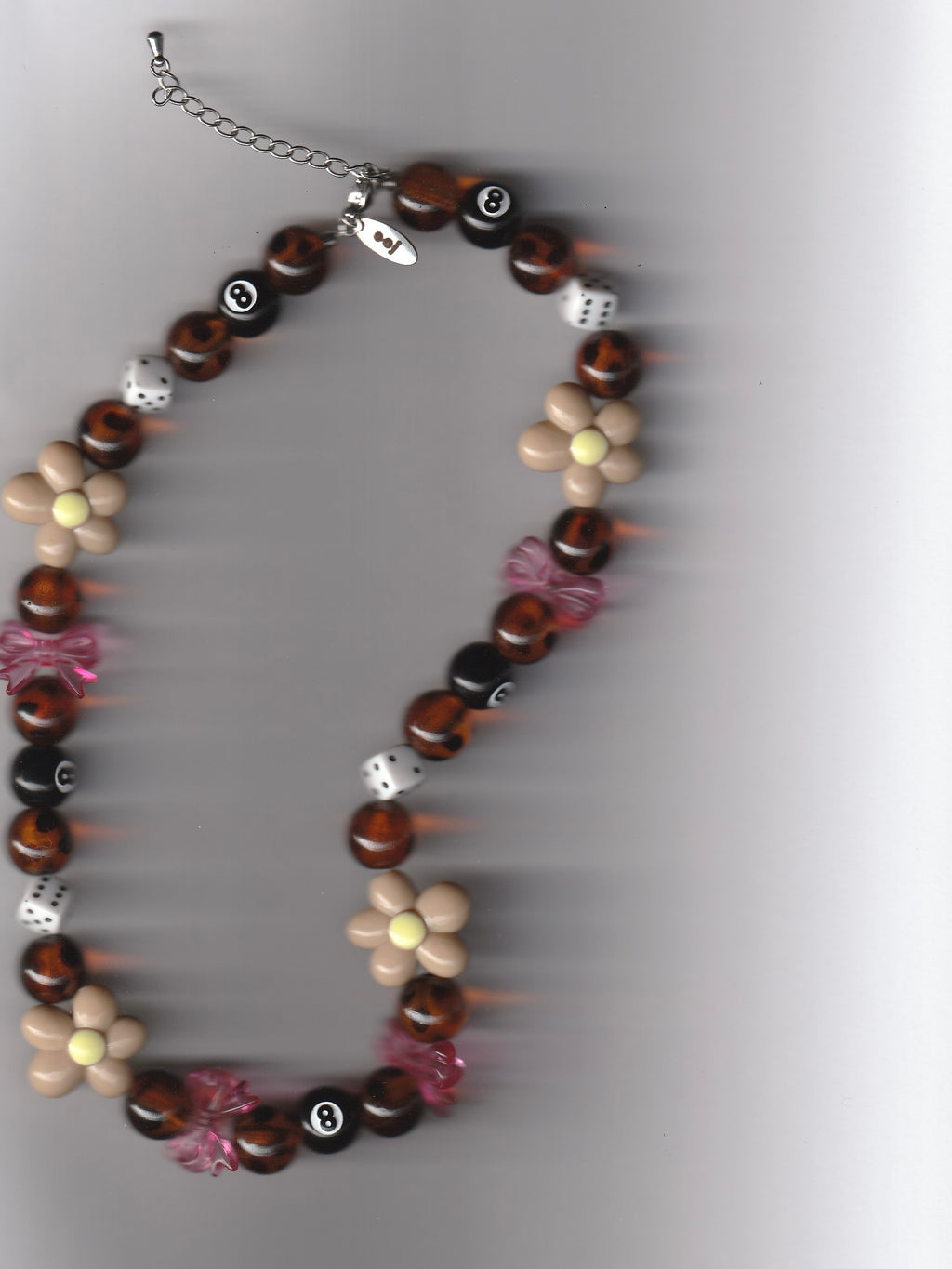 [HANDMADE] GROOVY AMBER NECKLACE