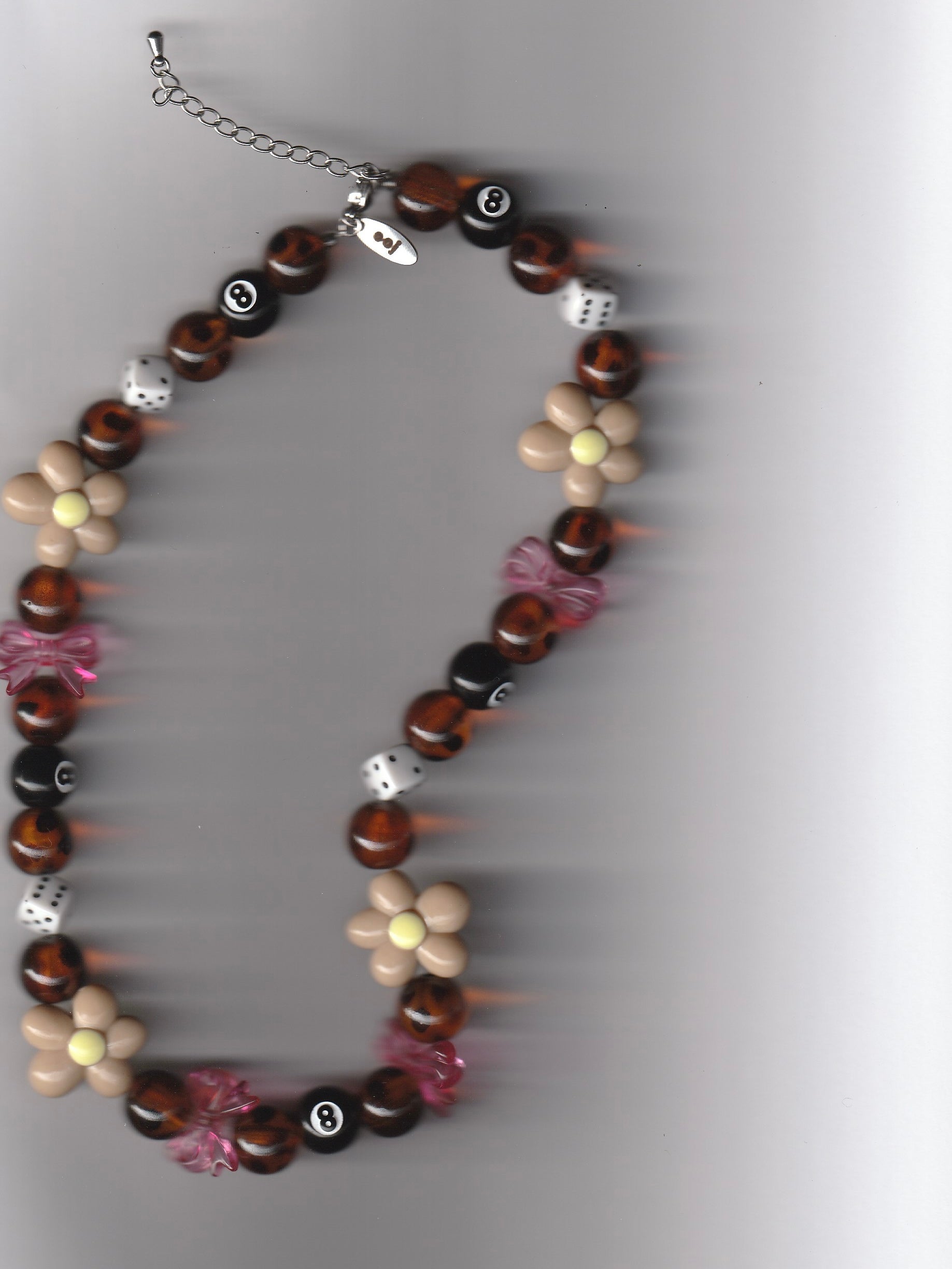 [HANDMADE] GROOVY AMBER NECKLACE