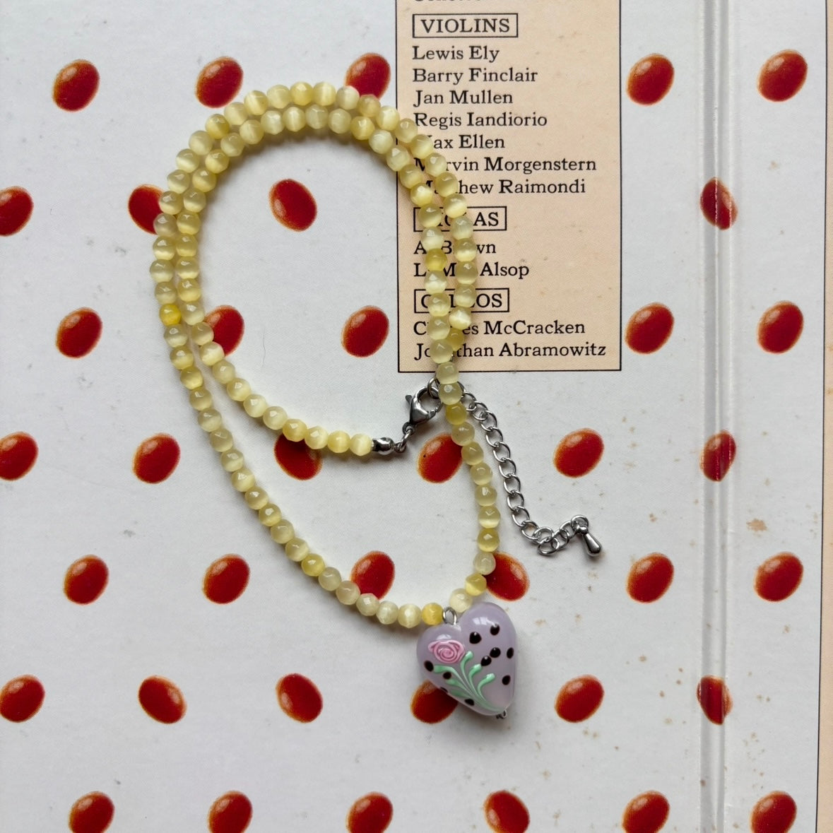 [HANDMADE] HEARTFUL PENDANT NECKLACE