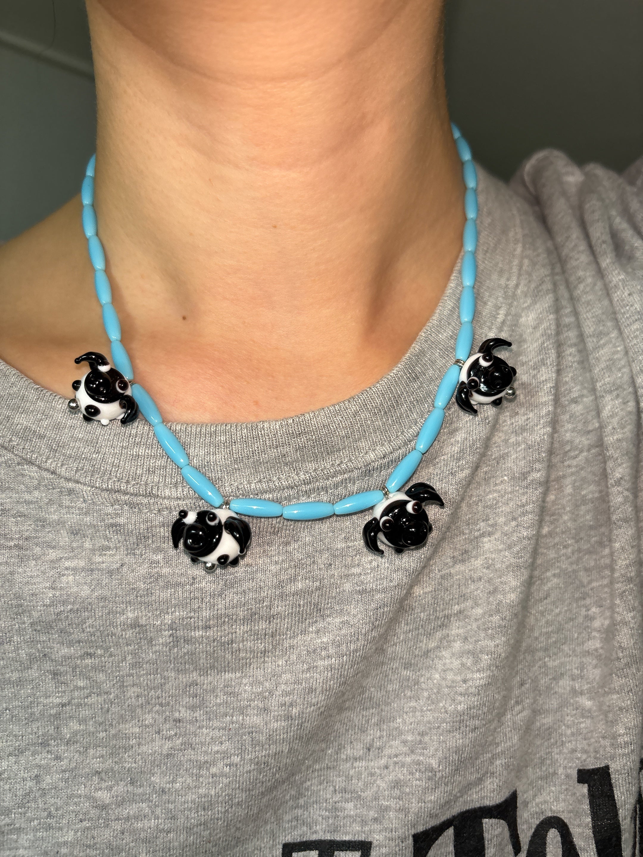 [HANDMADE] SHAUN THE SHEEP NECKLACE