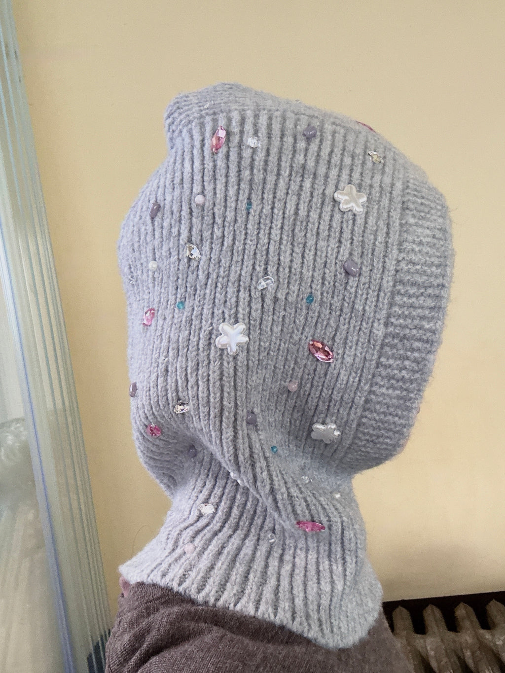 [HANDMADE] BEADED BARACLAVA