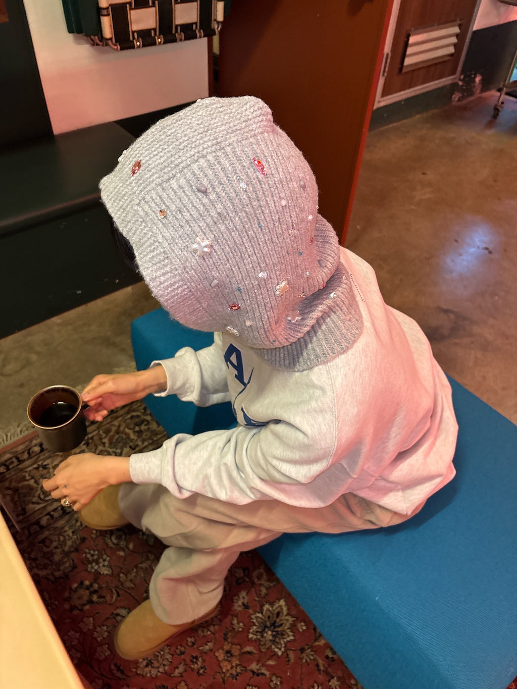 [HANDMADE] BEADED BARACLAVA