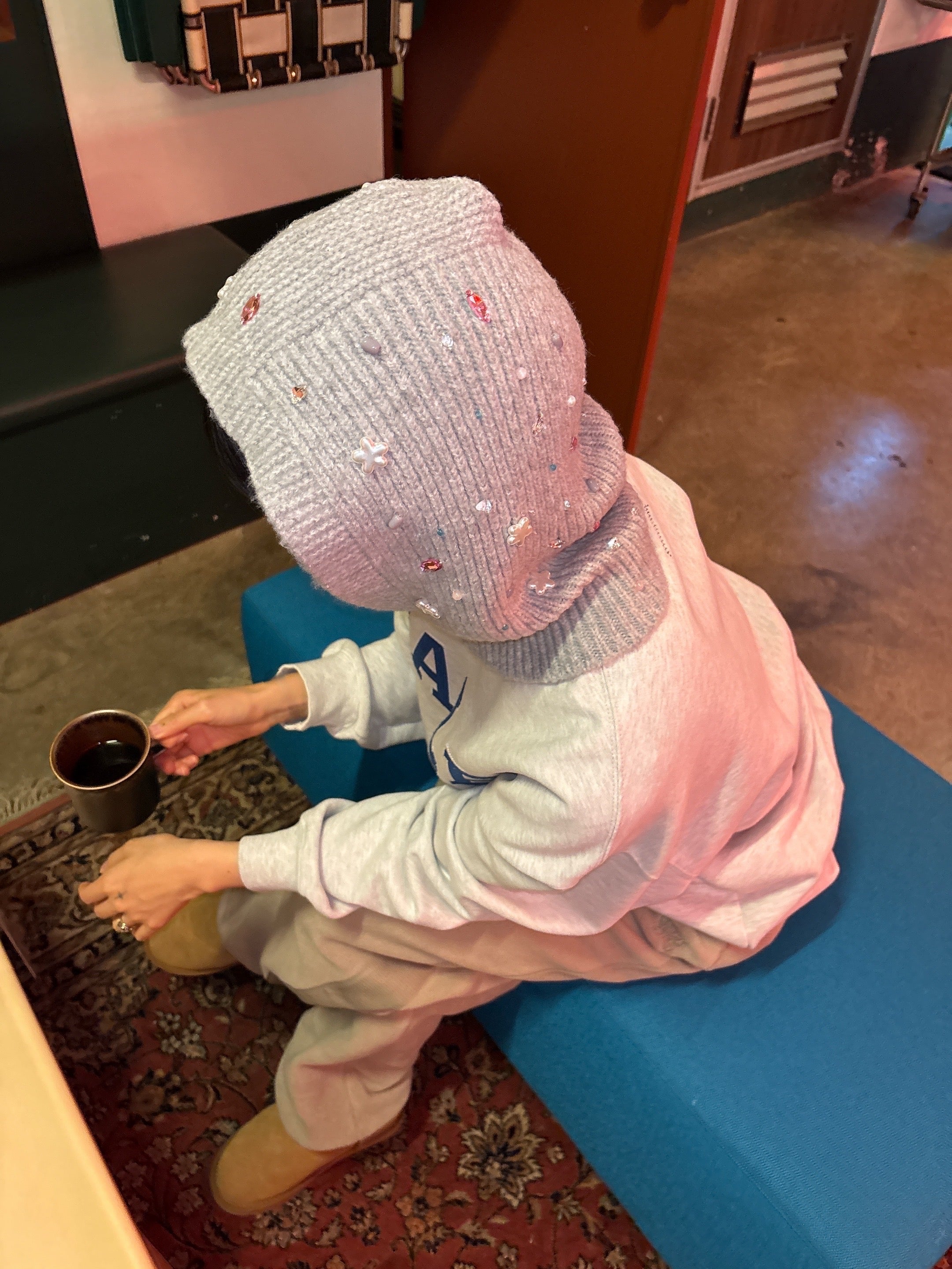 [HANDMADE] BEADED BARACLAVA