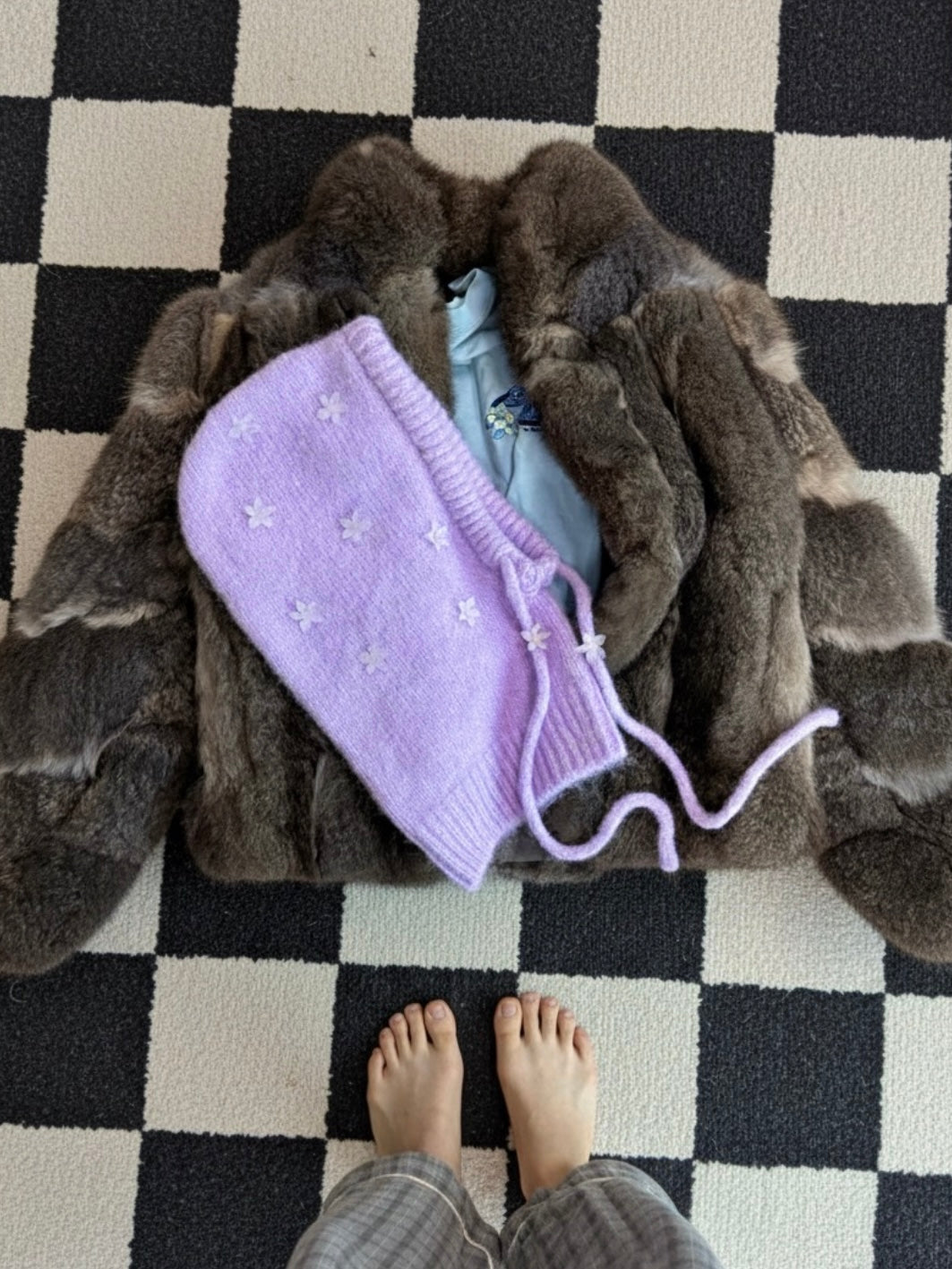 [HANDMADE] FLOWER LAND BARACLAVA