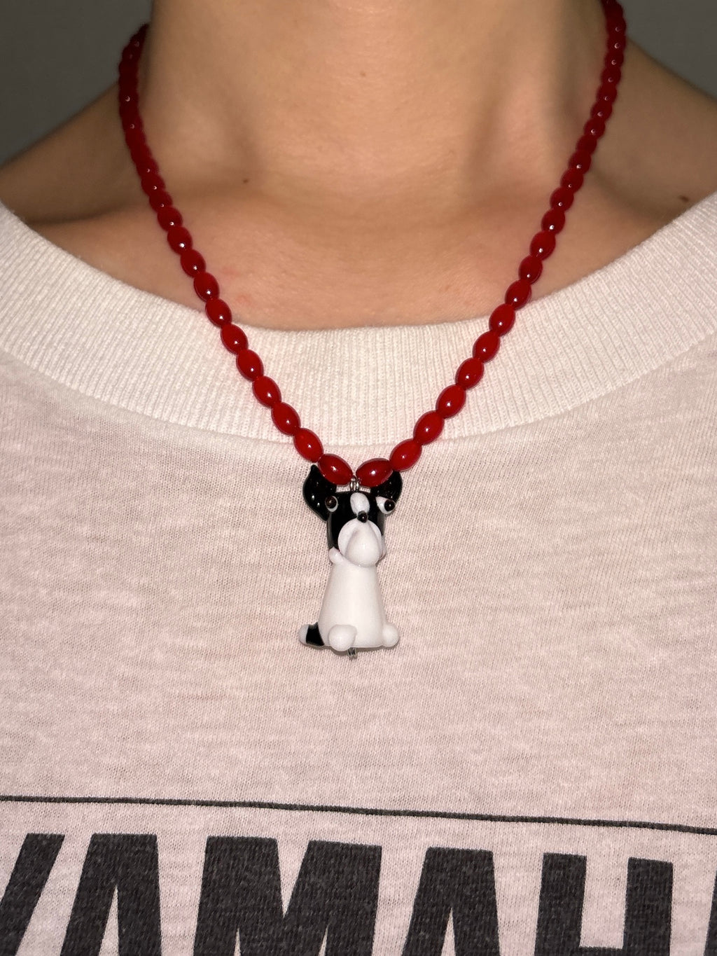 [HANDMADE] PUPPY PENDANT NECKLACE