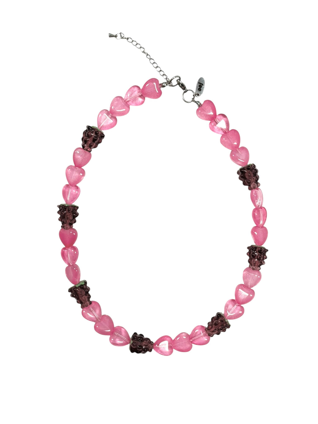 [HANDMADE] HEARTFUL GRAPES NECKLACE