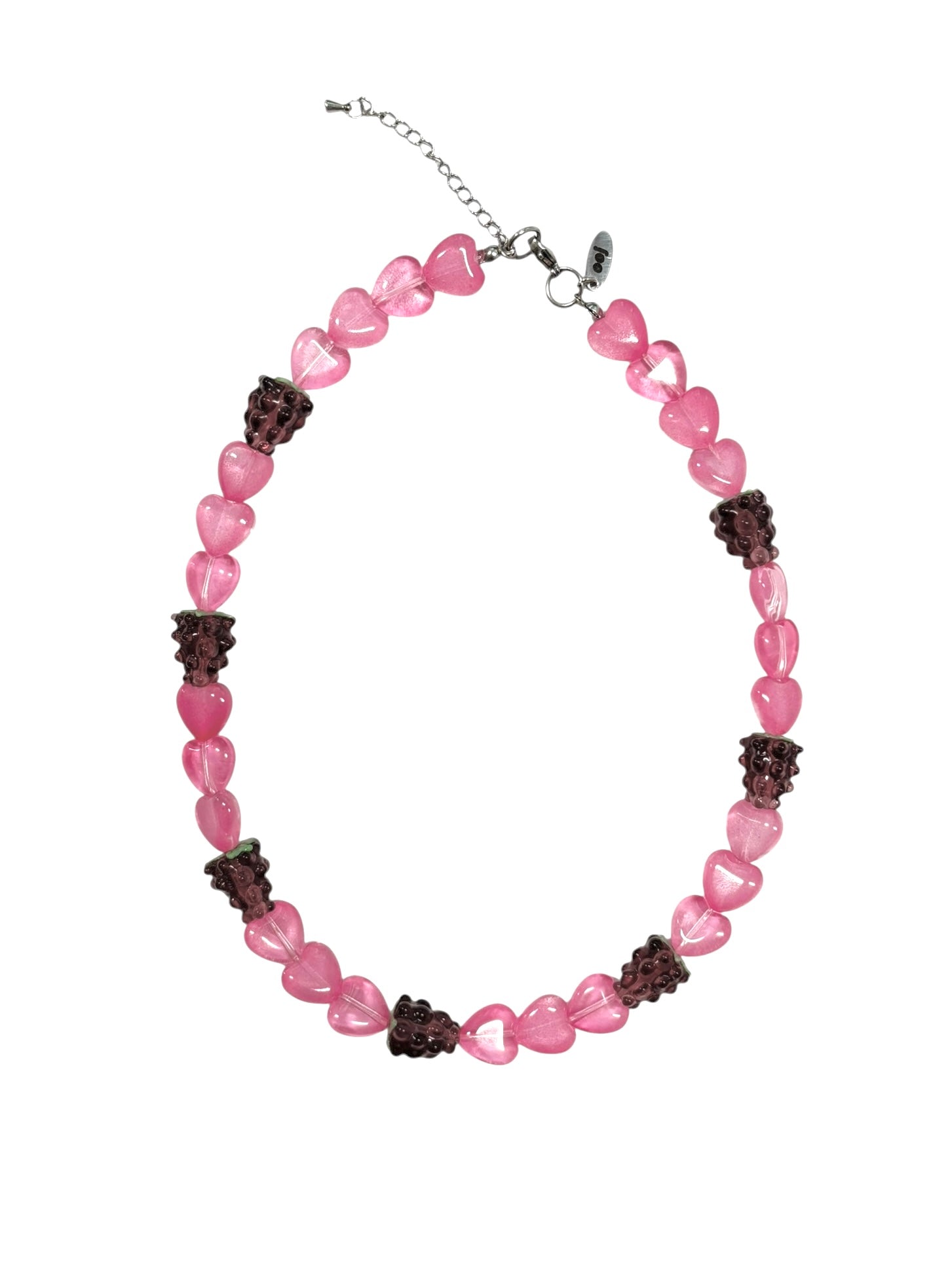 [HANDMADE] HEARTFUL GRAPES NECKLACE