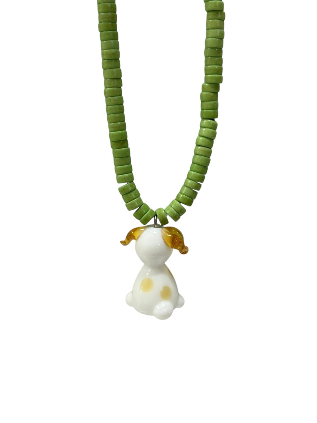 [HANDMADE] PUPPY PENDANT NECKLACE