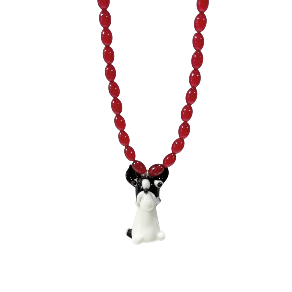 [HANDMADE] PUPPY PENDANT NECKLACE