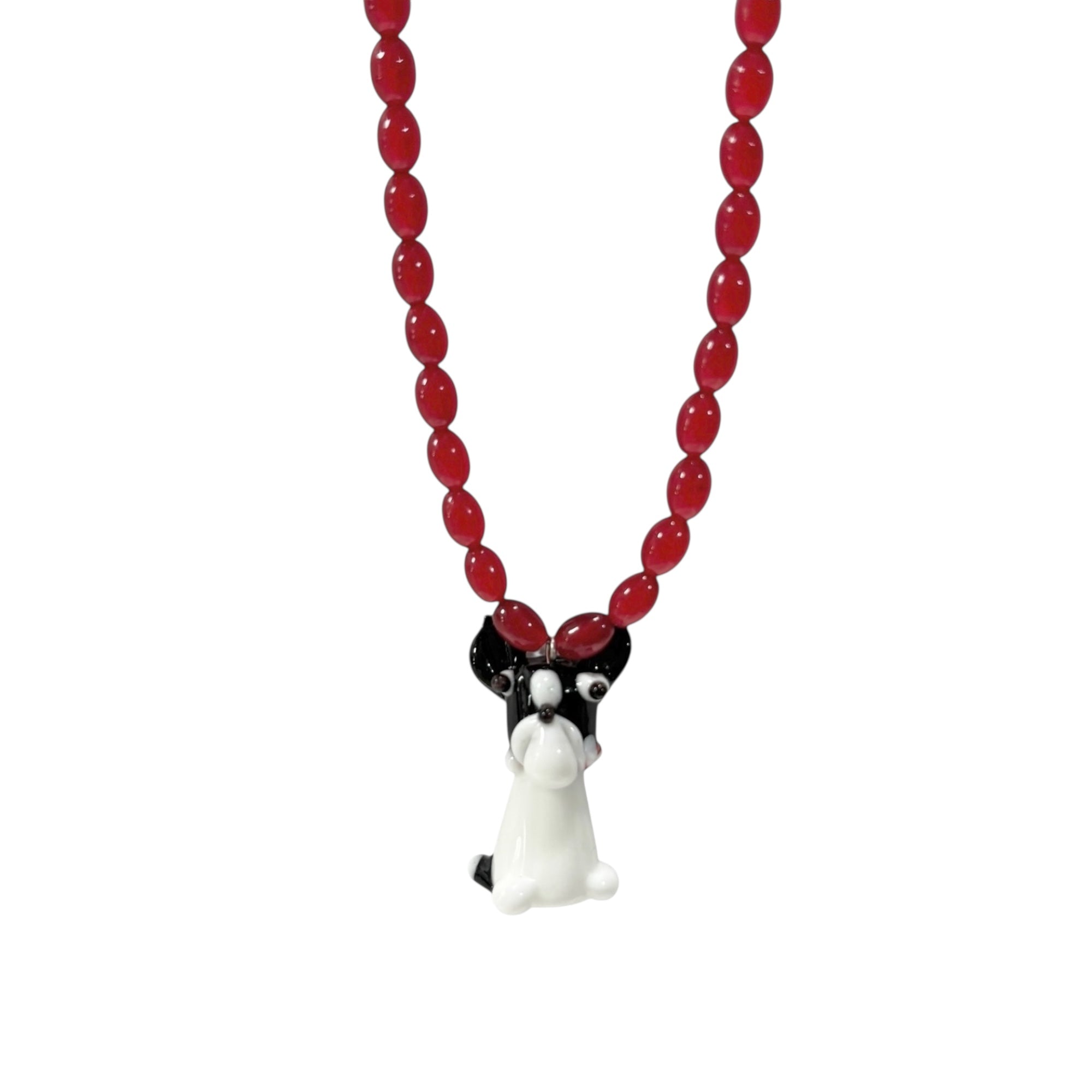 [HANDMADE] PUPPY PENDANT NECKLACE