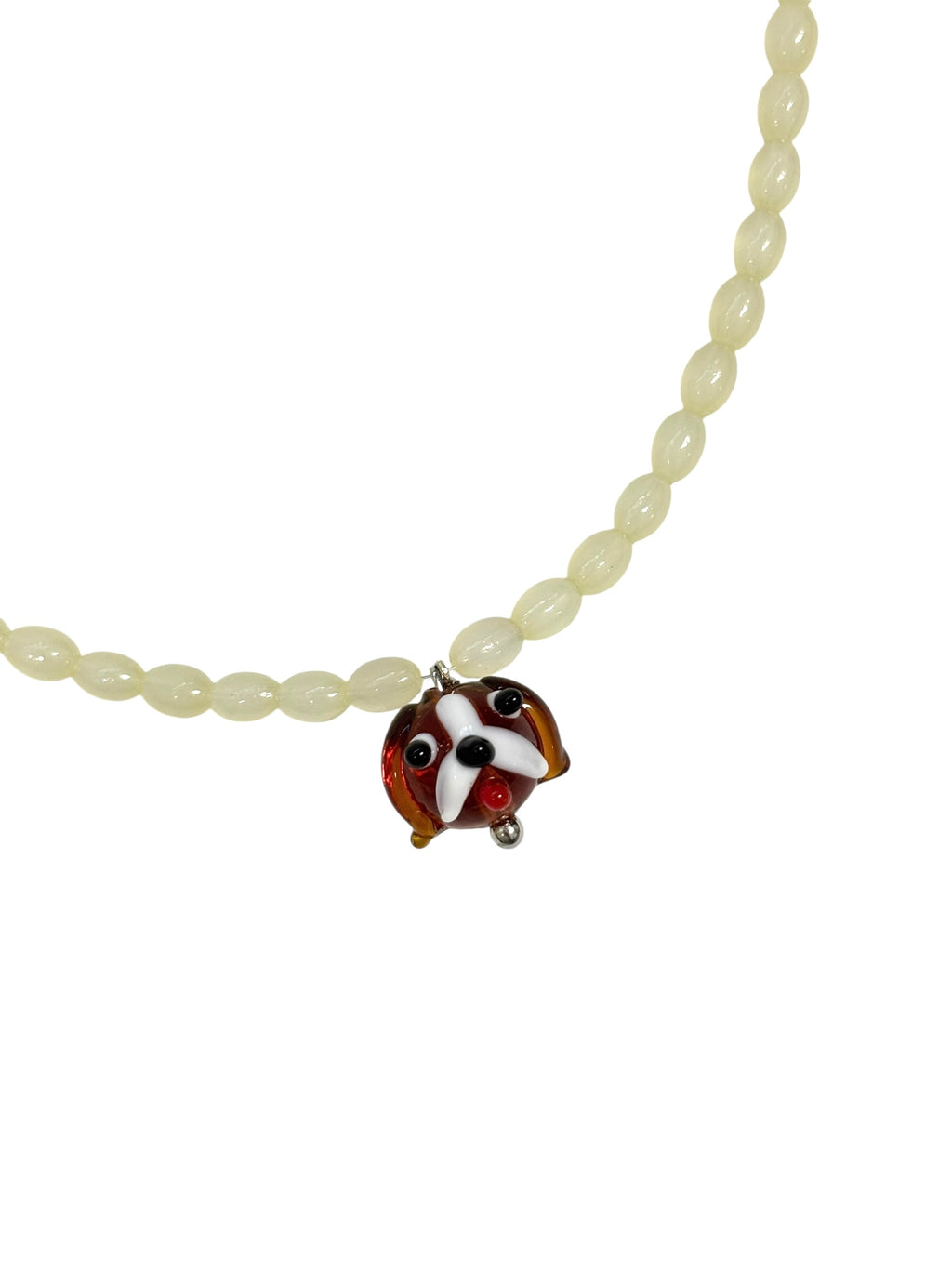 [HANDMADE] PUPPY PENDANT NECKLACE