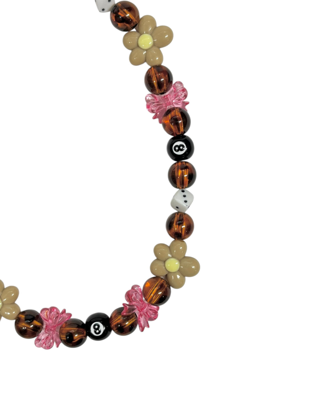 [HANDMADE] GROOVY AMBER NECKLACE