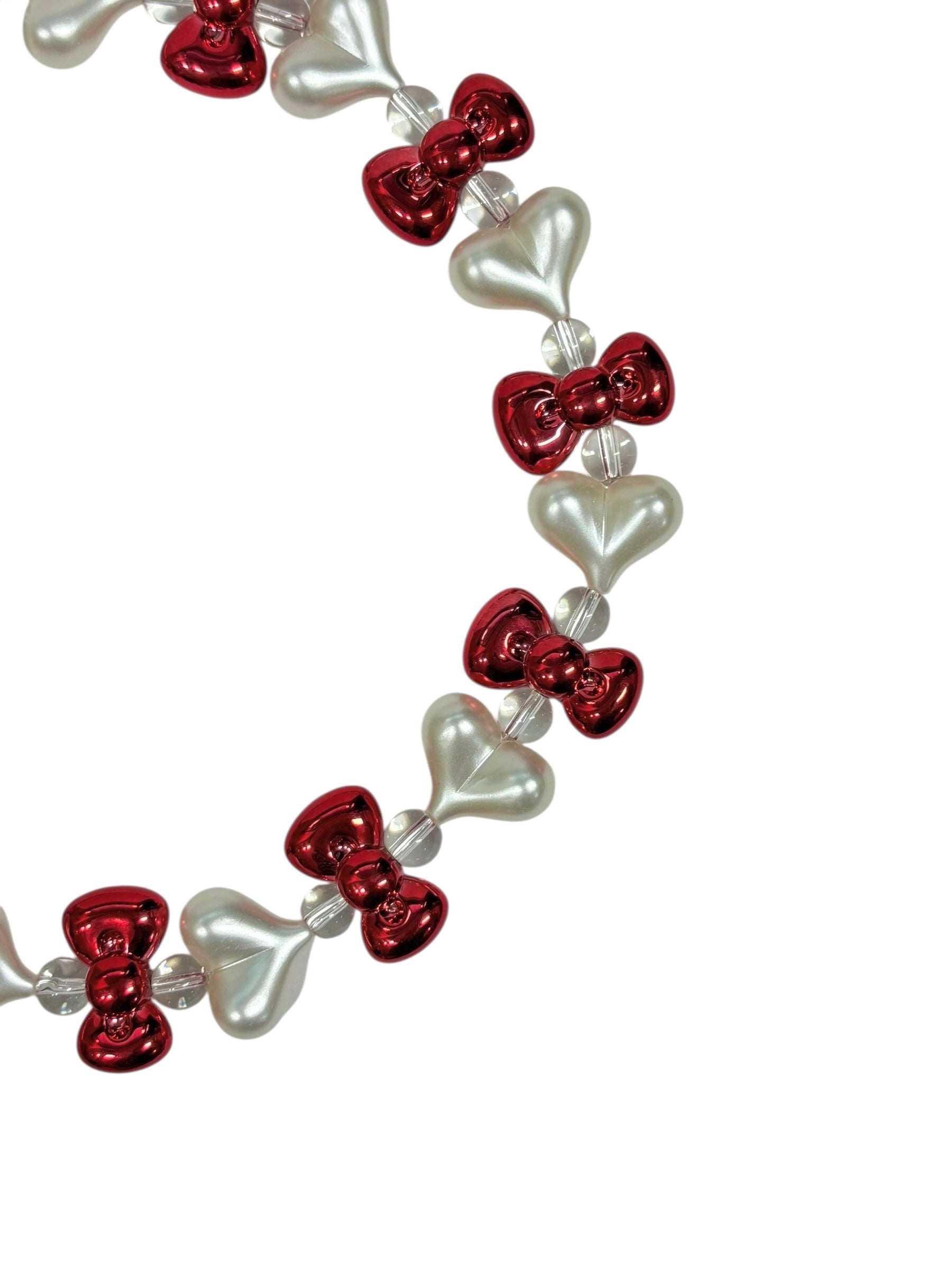 [HANDMADE] RIBBON CRUSH NECKLACE