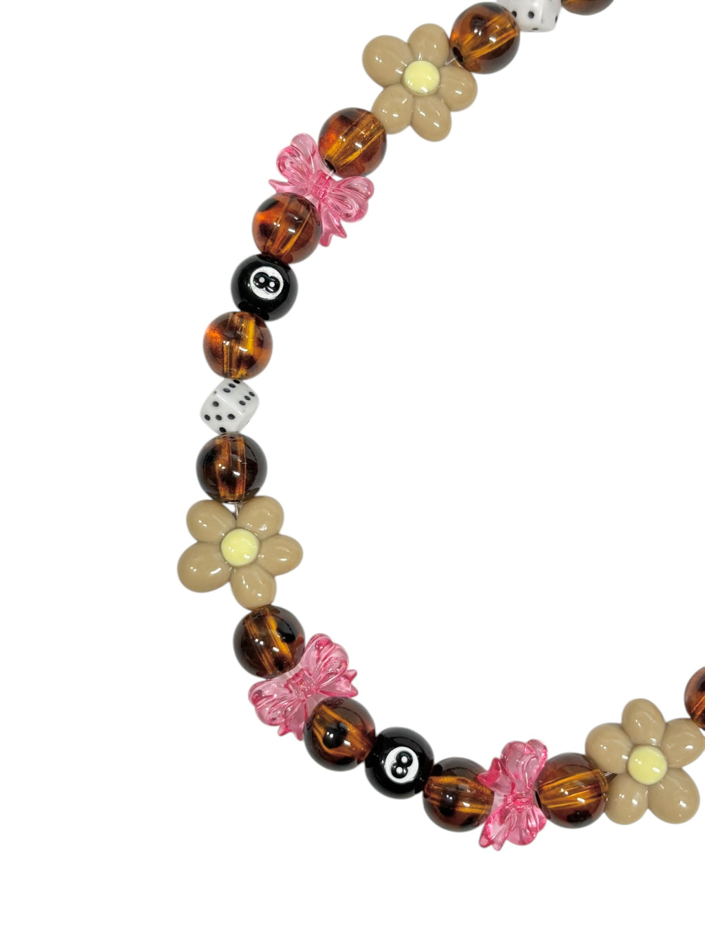 [HANDMADE] GROOVY AMBER NECKLACE