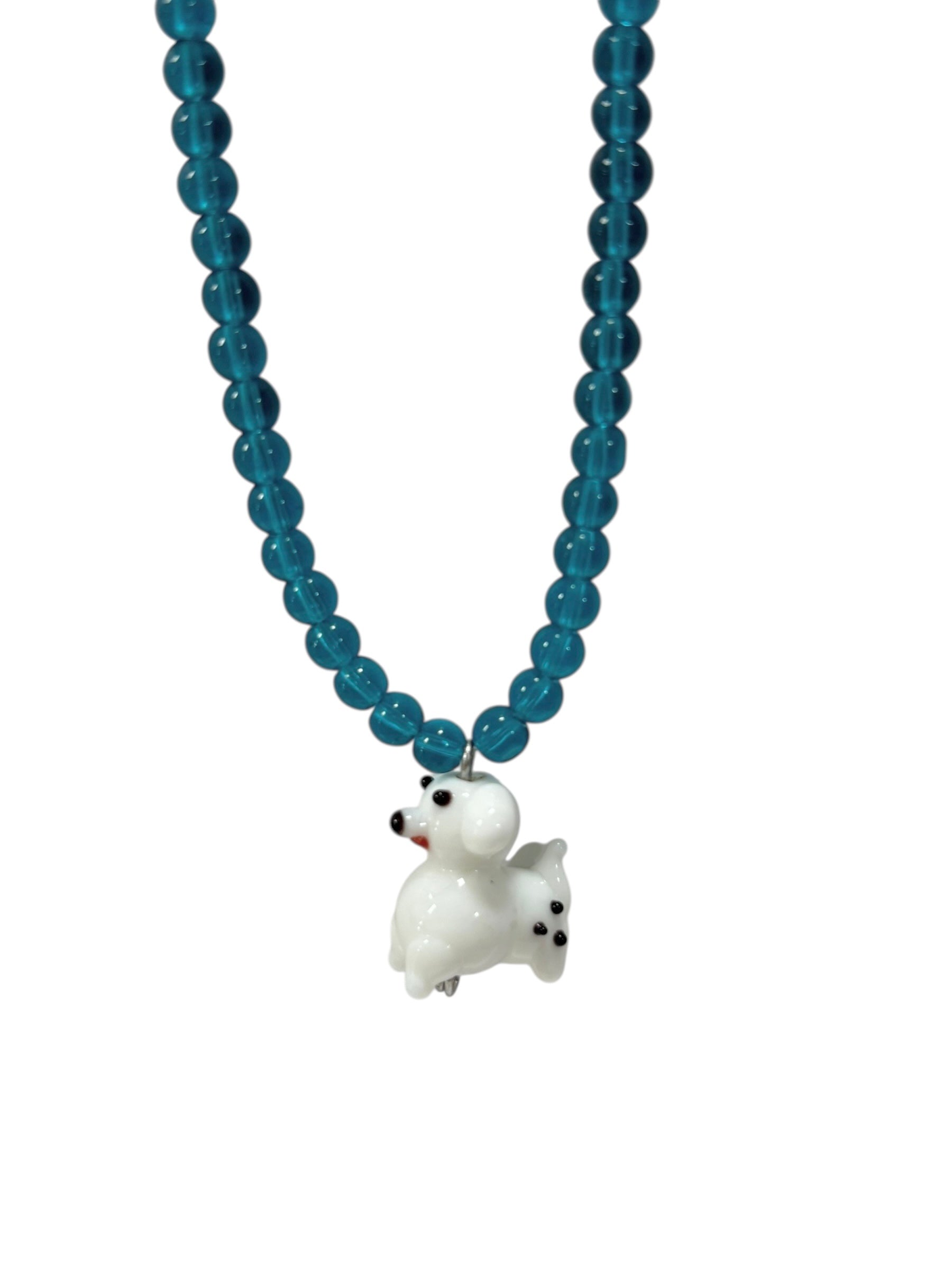 [HANDMADE] PUPPY PENDANT NECKLACE