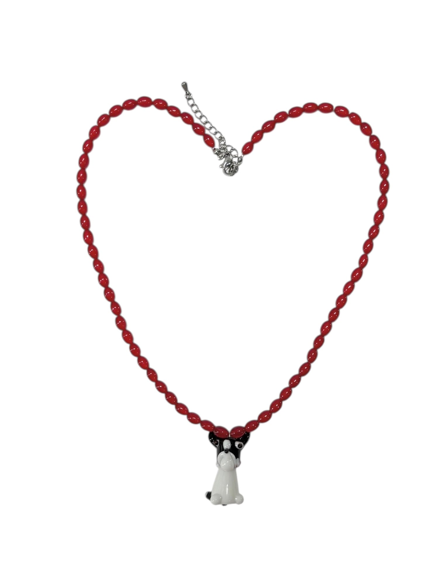 [HANDMADE] PUPPY PENDANT NECKLACE